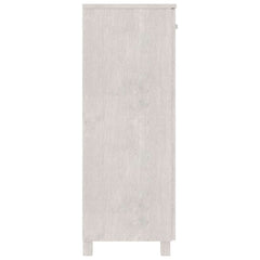 vidaXL Shoe Cabinet | White | Solid pine wood, MDF | Medium | Shoe Cabinet 4