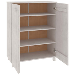 vidaXL Shoe Cabinet | White | Solid pine wood, MDF | Medium | Shoe Cabinet 5