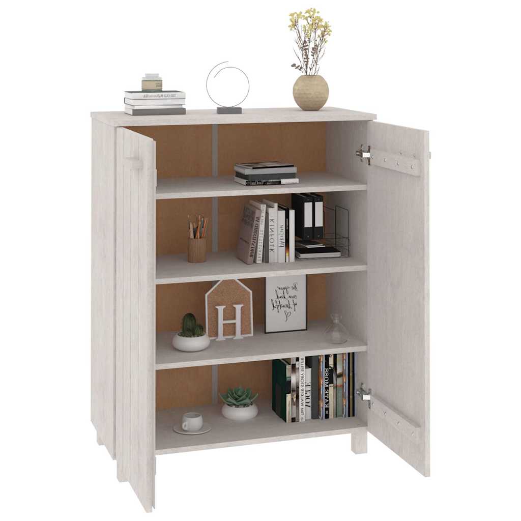 vidaXL Shoe Cabinet | White | Solid pine wood, MDF | Medium | Shoe Cabinet 6