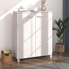 vidaXL Shoe Cabinet | White | Solid pine wood, MDF | Medium | Shoe Cabinet 1
