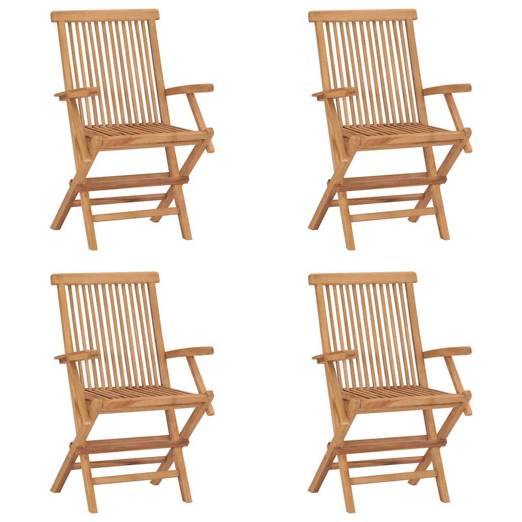 Folding Chairs Solid Teak Wood 4