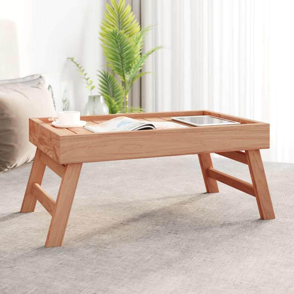 340762 vidaXL Folding Tray 55x35x25 cm Solid Wood Teak 1