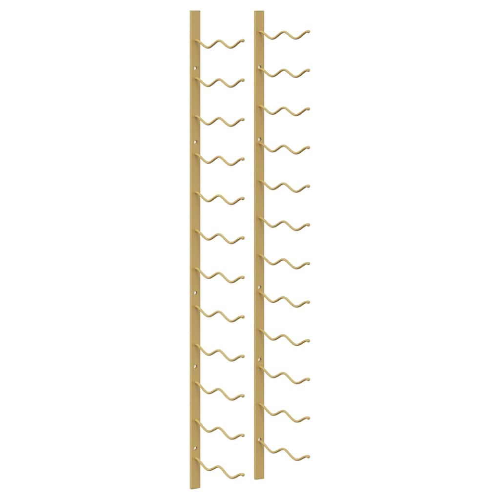 Wall Mounted Wine Rack for Bottles Iron