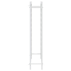 vidaXL Wine Rack for 72 Bottles White Metal 6