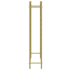 vidaXL Wine Rack for 72 Bottles Gold Metal 6