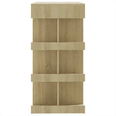 vidaXL Bar Table with Storage Rack Sonoma Oak 100x50x101.5 cm Engineered Wood 6
