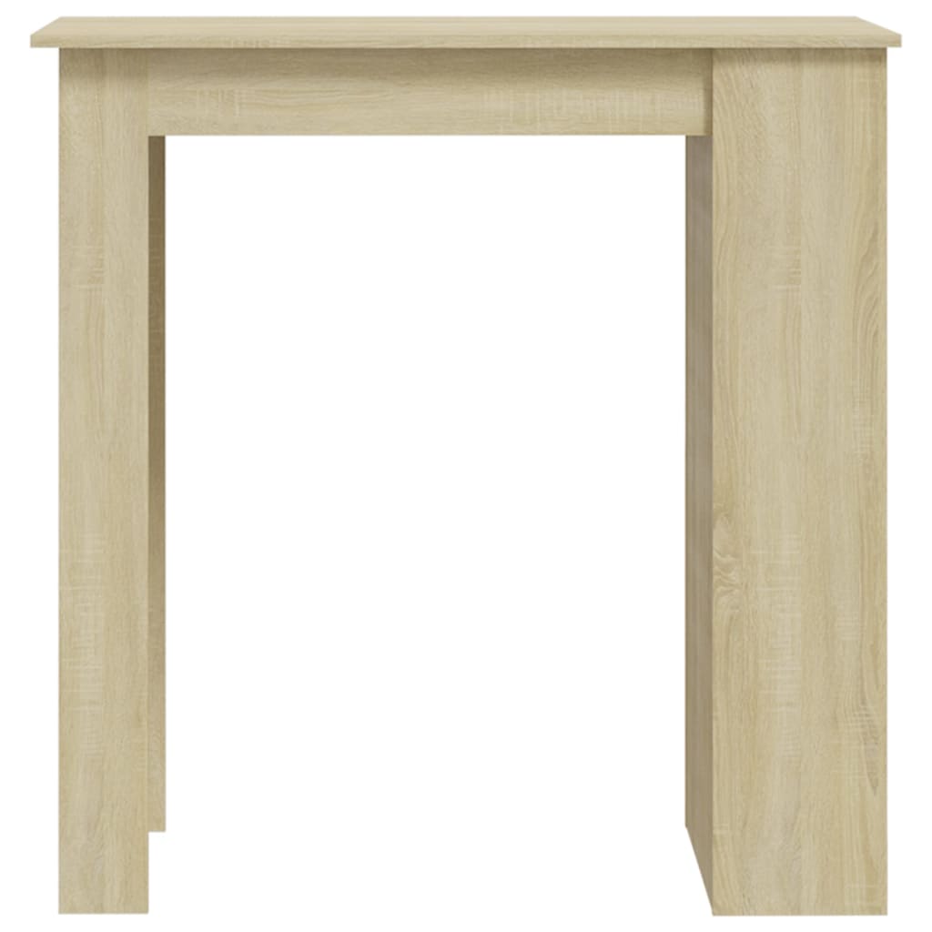 vidaXL Bar Table with Storage Rack Sonoma Oak 102x50x103.5cm Engineered Wood 5