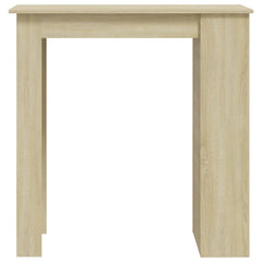 vidaXL Bar Table with Storage Rack Sonoma Oak 102x50x103.5cm Engineered Wood 5