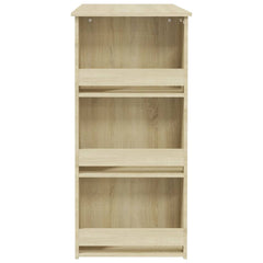 vidaXL Bar Table with Storage Rack Sonoma Oak 102x50x103.5cm Engineered Wood 6