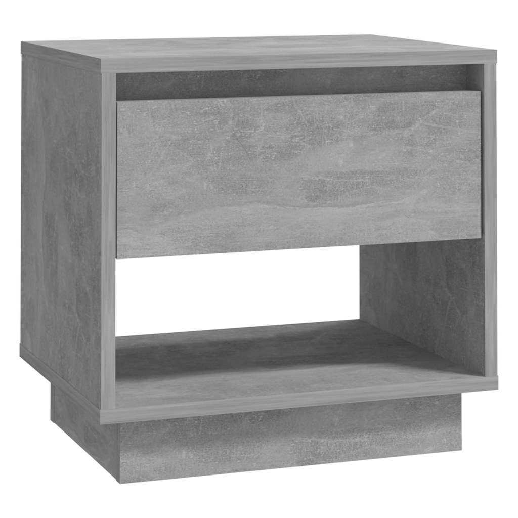 vidaXL Bedside Cabinet | Concrete Grey | Engineered Wood | 45x34x44 cm 2