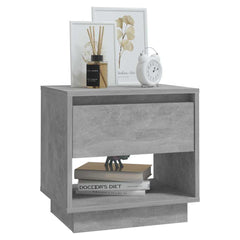 vidaXL Bedside Cabinet | Concrete Grey | Engineered Wood | 45x34x44 cm 3