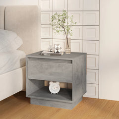 vidaXL Bedside Cabinet | Concrete Grey | Engineered Wood | 45x34x44 cm 1