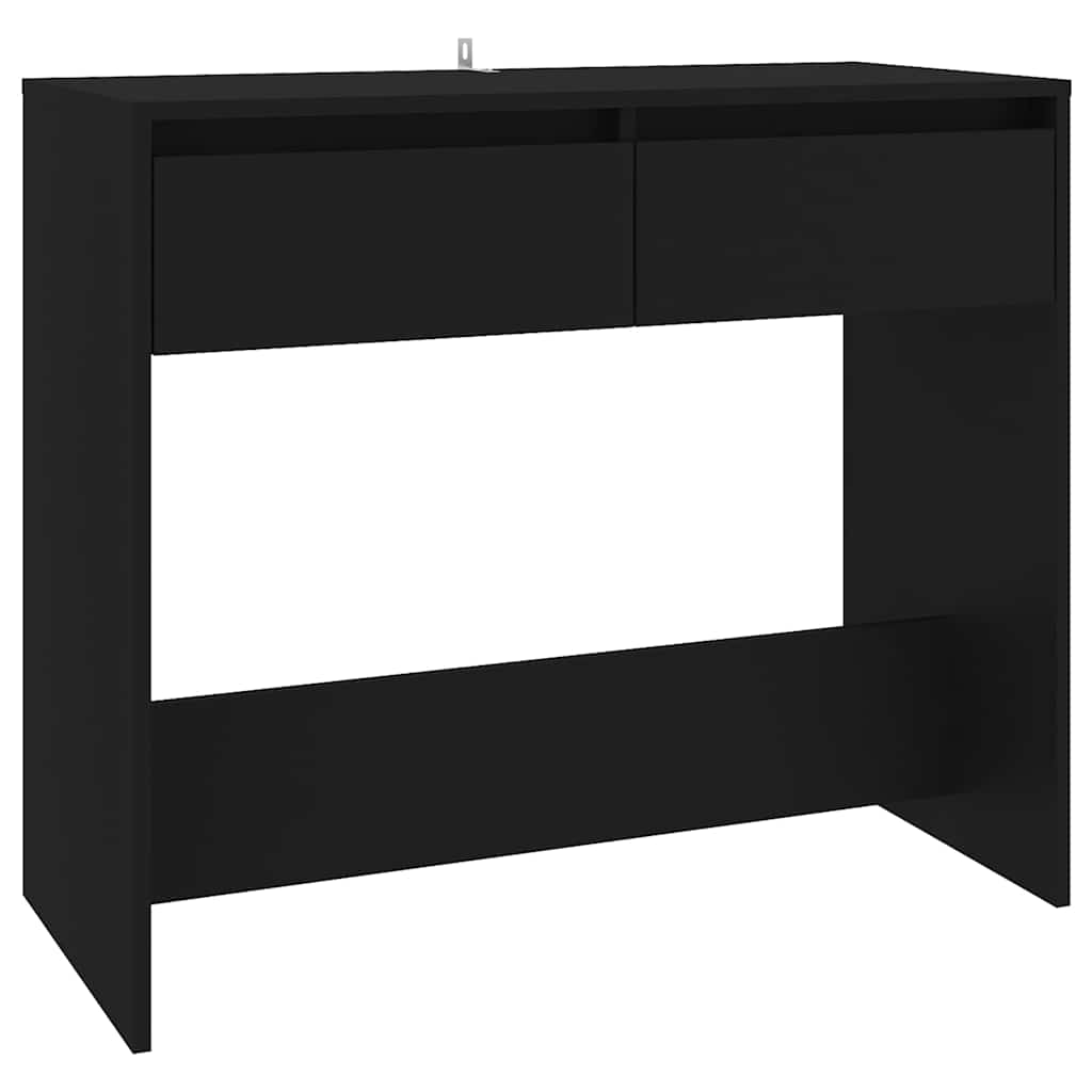 vidaXL Console Table | Black | Engineered wood, Steel | Medium | Console Table 2