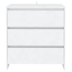 Sideboard 70x41x75 cm Engineered Wood White