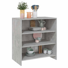 vidaXL Sideboard Concrete Grey 70x40.5x75 cm Engineered Wood 4