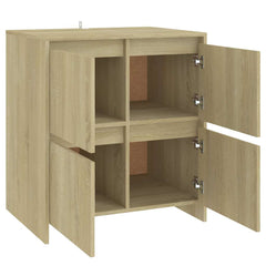 vidaXL Sideboard Sonoma Oak 70x41x75 cm Engineered Wood 5