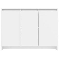 Sideboard 102x33x75 cm Engineered Wood White