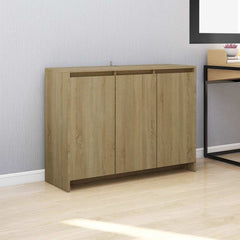 Sideboard 102x33x75 cm Engineered Wood Sonoma oak