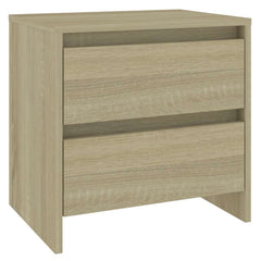 vidaXL Bedside Cabinet | Sonoma Oak | Engineered Wood | Compact 2