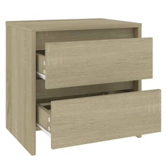 vidaXL Bedside Cabinet | Sonoma Oak | Engineered Wood | Compact 4