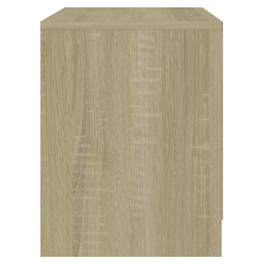 vidaXL Bedside Cabinet | Sonoma Oak | Engineered Wood | Compact 5