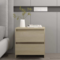 vidaXL Bedside Cabinet | Sonoma Oak | Engineered Wood | Compact 1