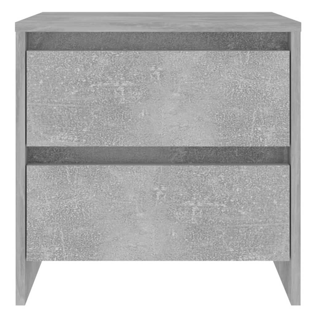 vidaXL Bedside Cabinet | Concrete grey | Engineered wood | Small 3