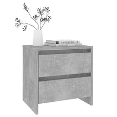 vidaXL Bedside Cabinet | Concrete grey | Engineered wood | Small 6