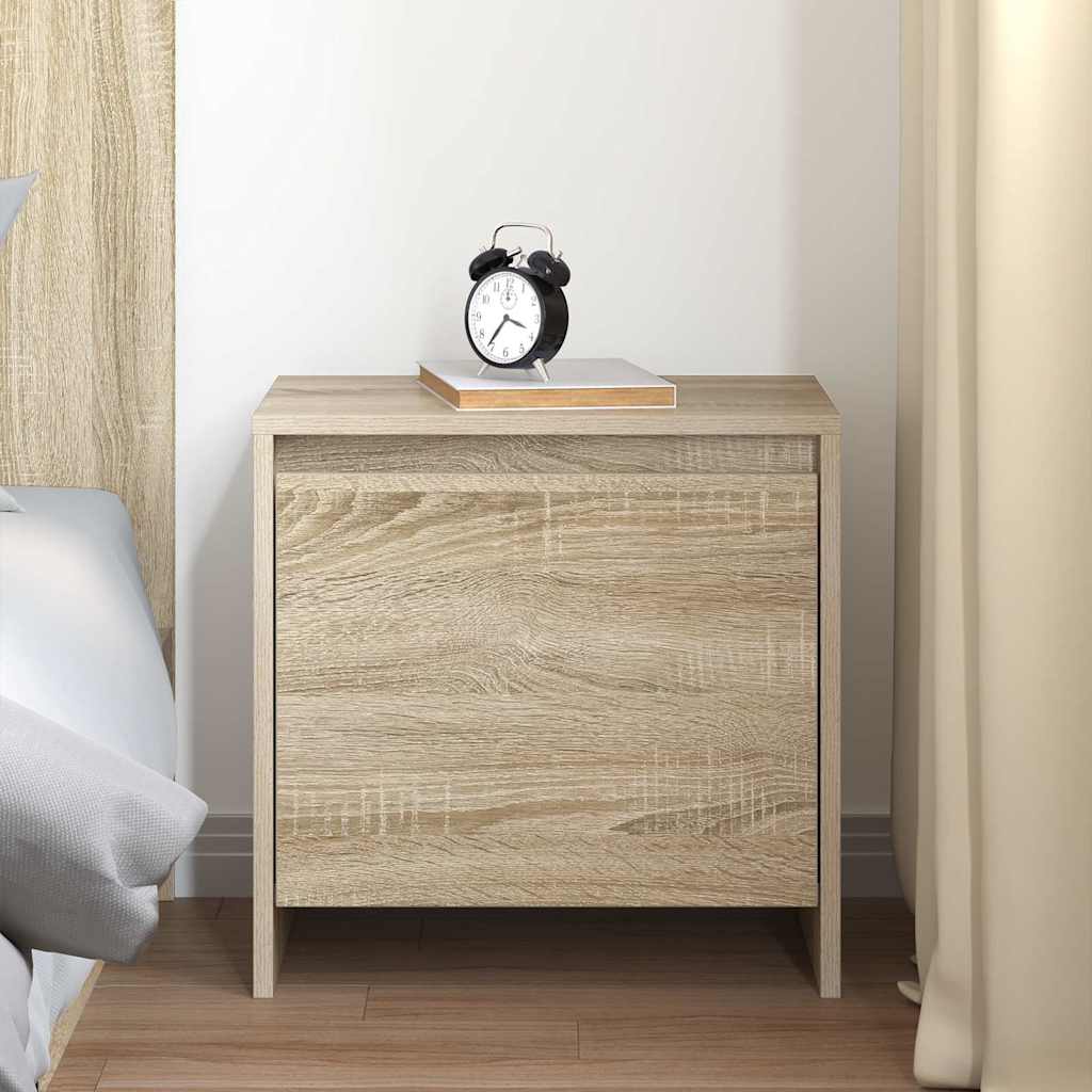 vidaXL Bedside Cabinet | Sonoma oak | Engineered wood 3