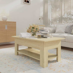 vidaXL Coffee Table Sonoma Oak 102x55x42 cm Engineered Wood 3