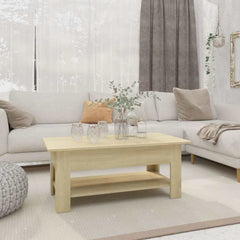 vidaXL Coffee Table Sonoma Oak 102x55x42 cm Engineered Wood 1