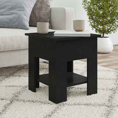 vidaXL Coffee Table Black 40x40x42 cm Engineered Wood 1