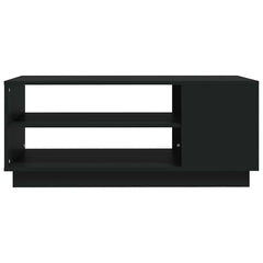vidaXL Coffee Table Black 102x55x43 cm Engineered Wood 4