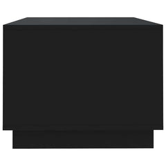 vidaXL Coffee Table Black 102x55x43 cm Engineered Wood 5