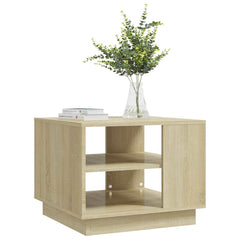 vidaXL Coffee Table Sonoma Oak 55x55x43 cm Engineered Wood 6