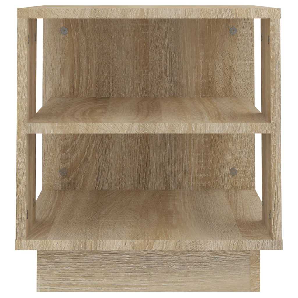 vidaXL Coffee Table Sonoma Oak 40x40x43 cm Engineered Wood 5