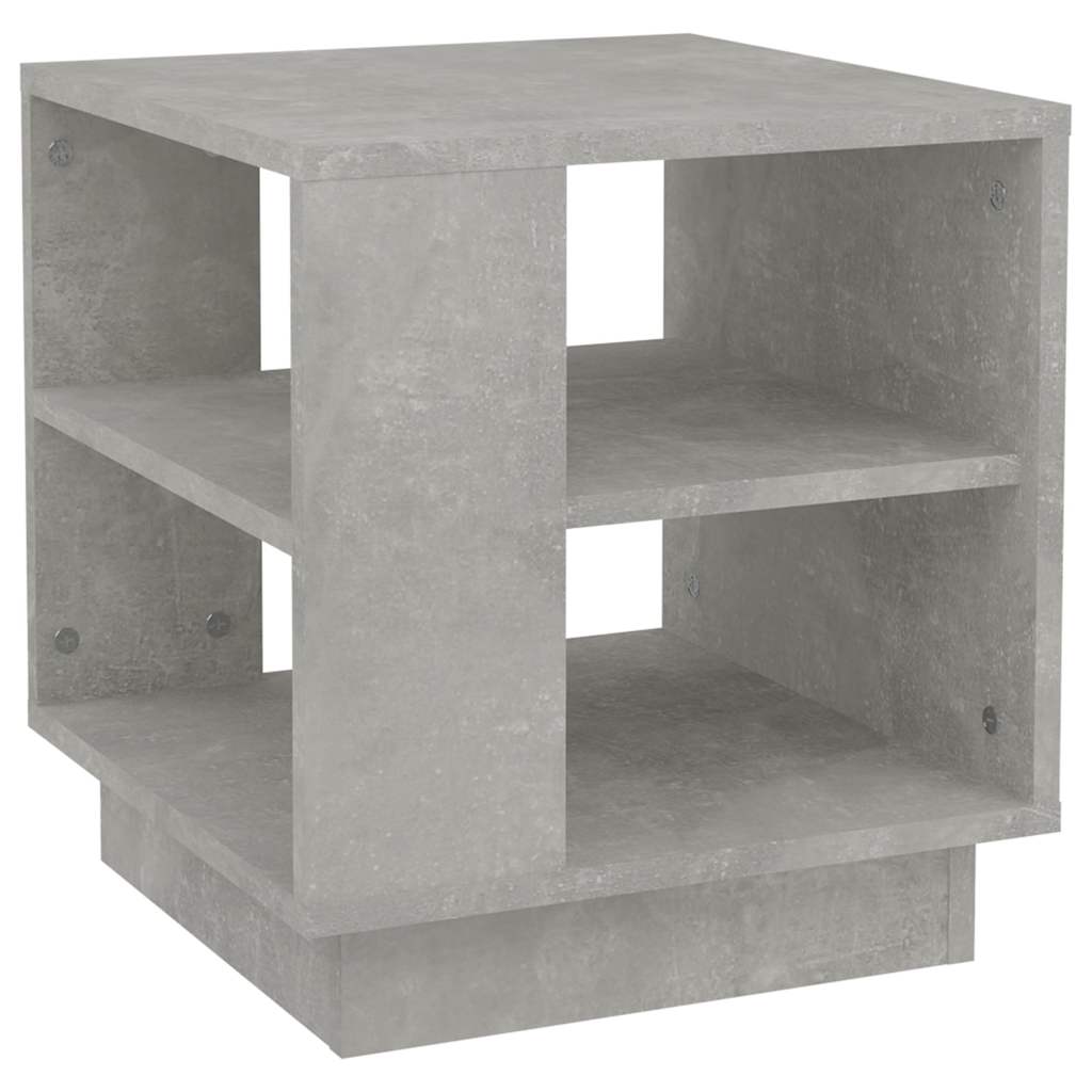 vidaXL Coffee Table Concrete Grey 40x40x43 cm Engineered Wood 2