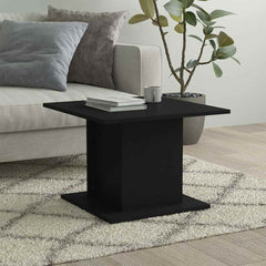 Coffee Table Black Engineered Wood
