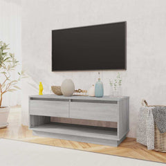 vidaXL TV Cabinet | Grey Sonoma | Engineered Wood | Medium | TV Cabinet 3