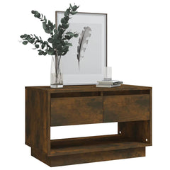 vidaXL TV Cabinet | Smoked Oak | Engineered Wood | 70x41x44 cm | Storage 4