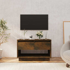 vidaXL TV Cabinet | Smoked Oak | Engineered Wood | 70x41x44 cm | Storage 1