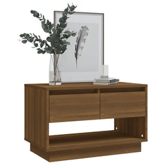 vidaXL TV Cabinet | Brown Oak | Engineered Wood | TV Cabinet | Rectangular 4