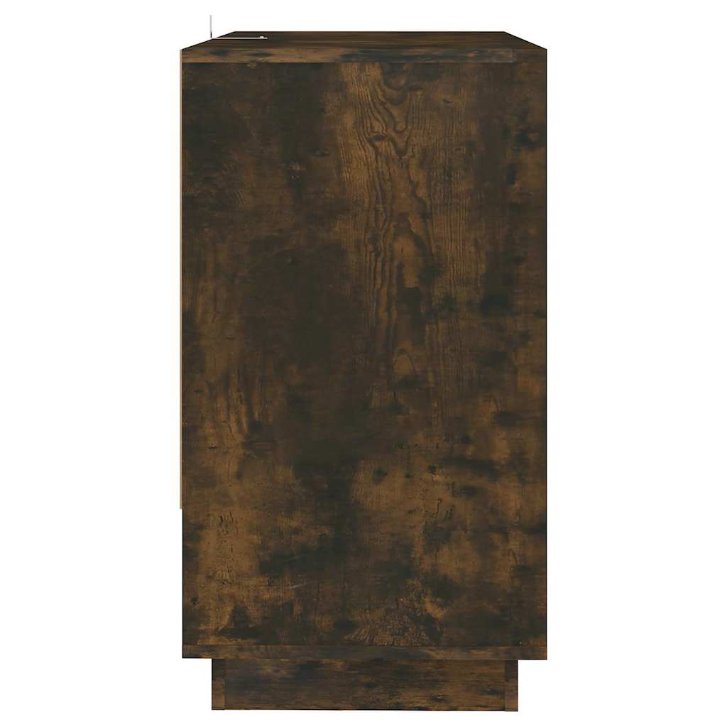 vidaXL Sideboard | Smoked oak | Engineered wood | Medium | Buffet Sideboard 4