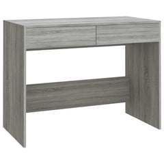 vidaXL Desk | Grey Sonoma | Engineered Wood | Medium | Desk | Rectangular 2