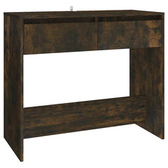 vidaXL Console Table | Smoked Oak | Engineered Wood | Medium | Console Table 2