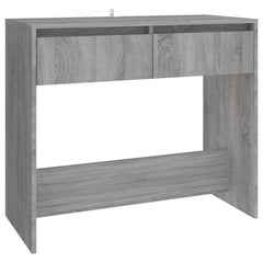 vidaXL Console Table | Grey Sonoma | Engineered Wood | Medium | Storage 2