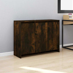 Sideboard 102x33x75 cm Engineered Wood Smoked oak