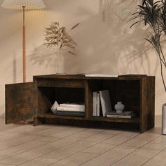 vidaXL TV Cabinet | Smoked oak | Engineered wood | Medium | TV Cabinet 3