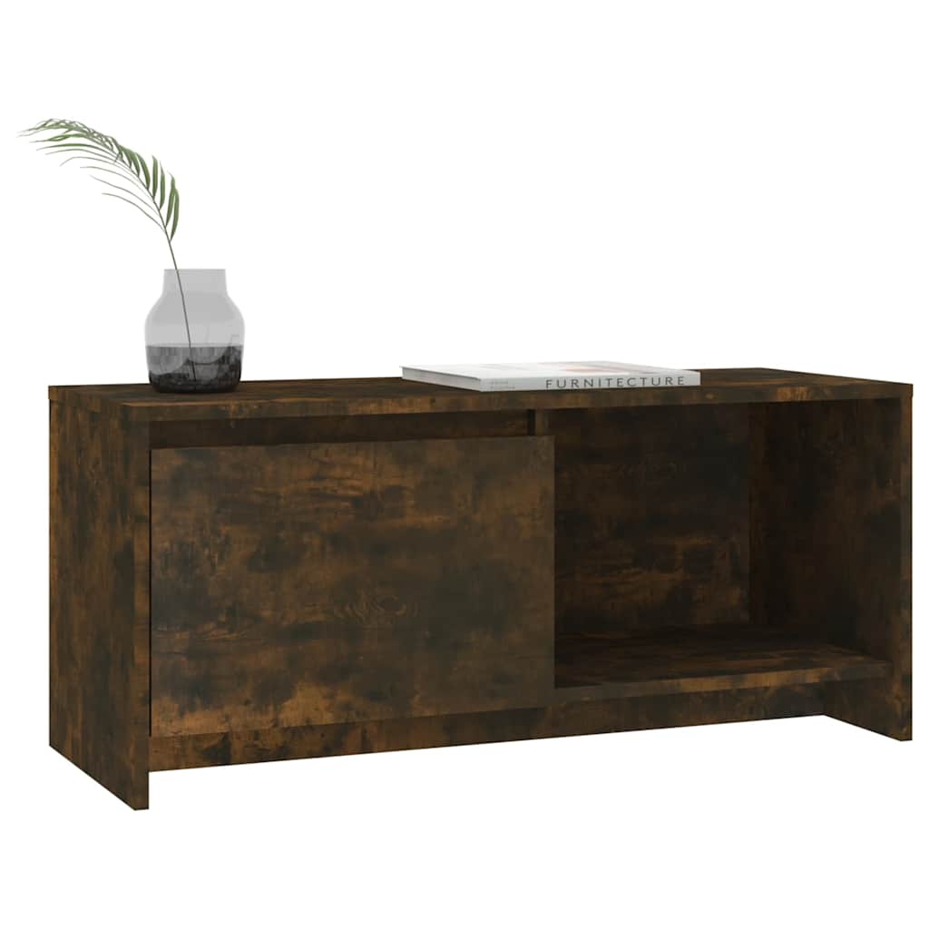 vidaXL TV Cabinet | Smoked oak | Engineered wood | Medium | TV Cabinet 4
