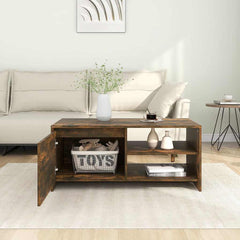 vidaXL Coffee Table | Smoked oak | Engineered wood | Medium | Coffee Table 3